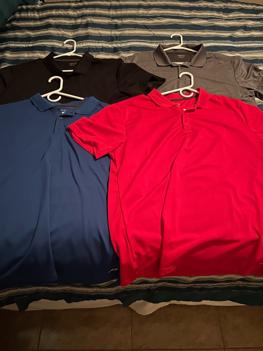 bcg Men's Polo Pack - Red, Blue, Black, Gray